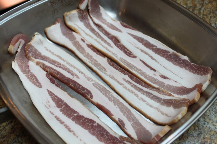 how long can uncooked bacon be left out